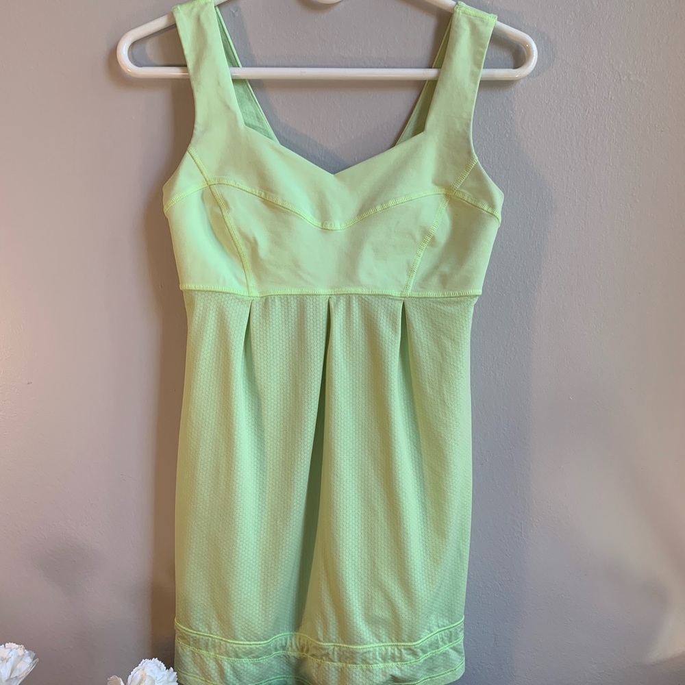 Lululemon tank with drawstring waist- size 4